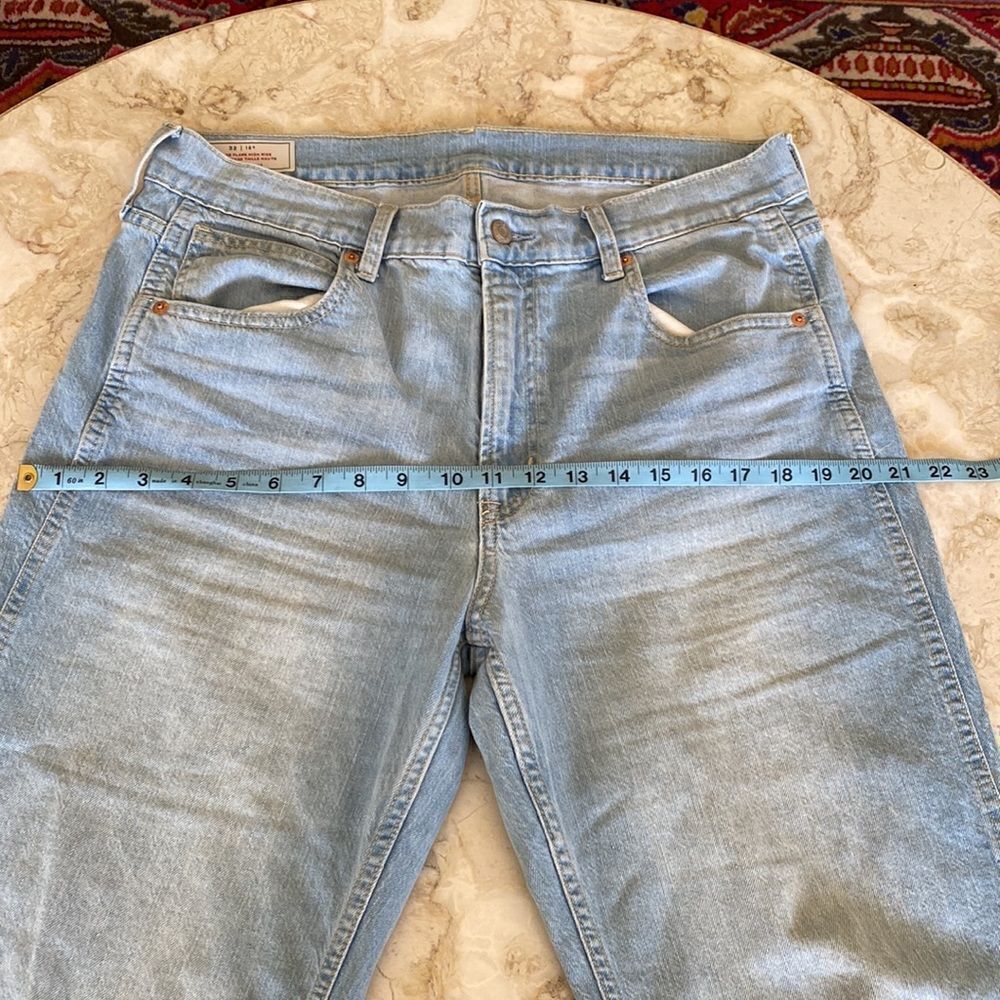 Gap Vintage Flare High Rise Light Wash Denim Jeans - Picture 10 of 15